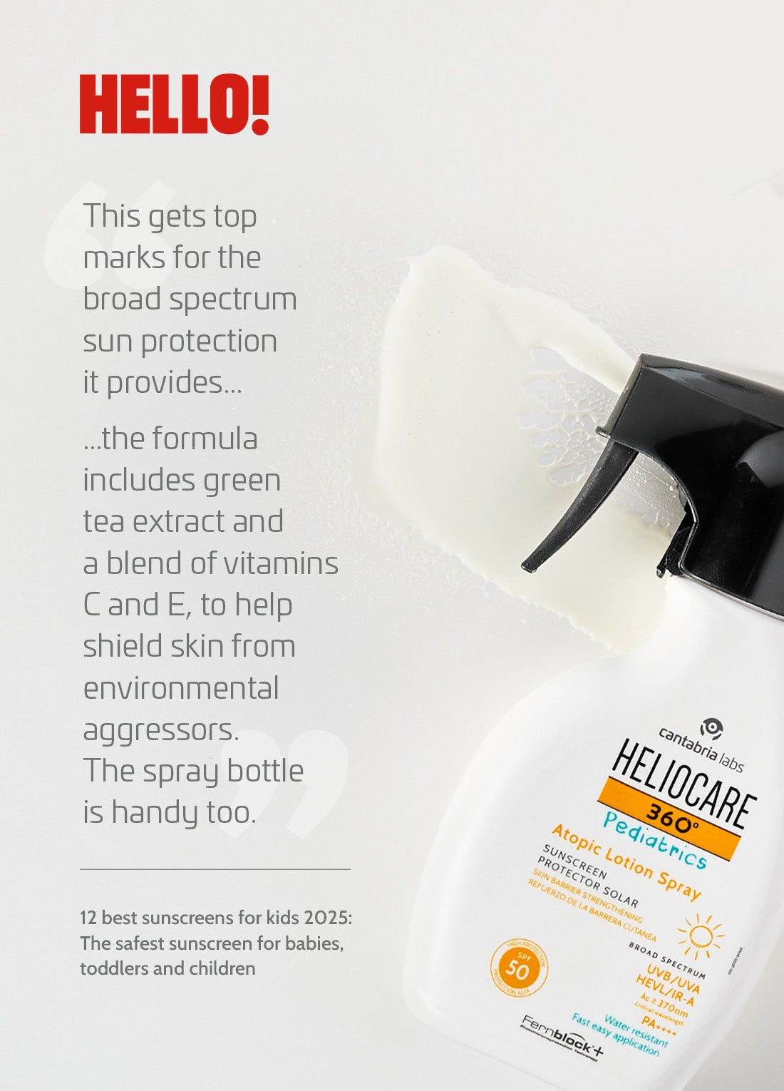 HELIOCARE 360° Pediatrics Atopic Lotion Spray SPF50