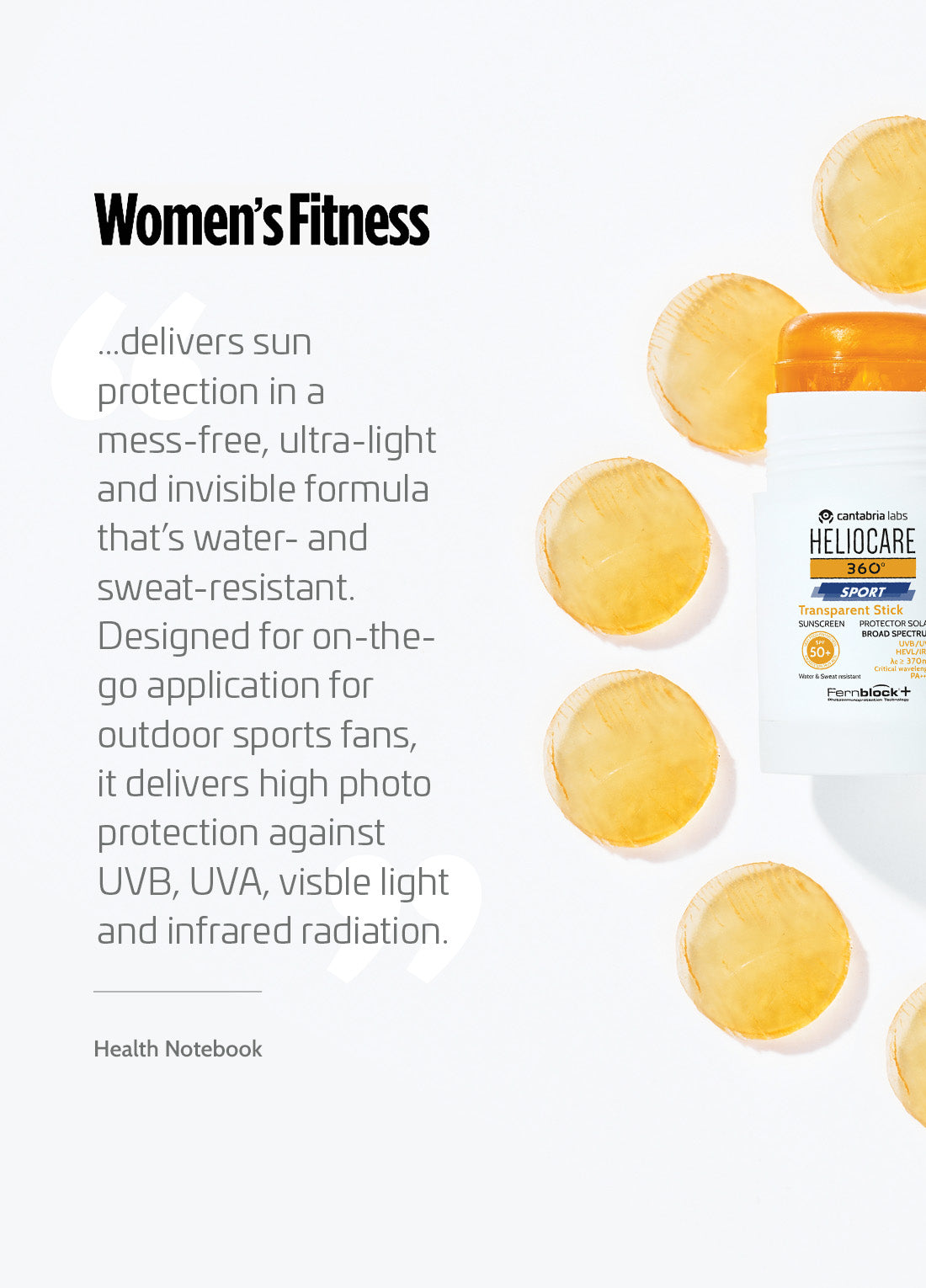 HELIOCARE 360° SPORT Transparent Stick SPF50+