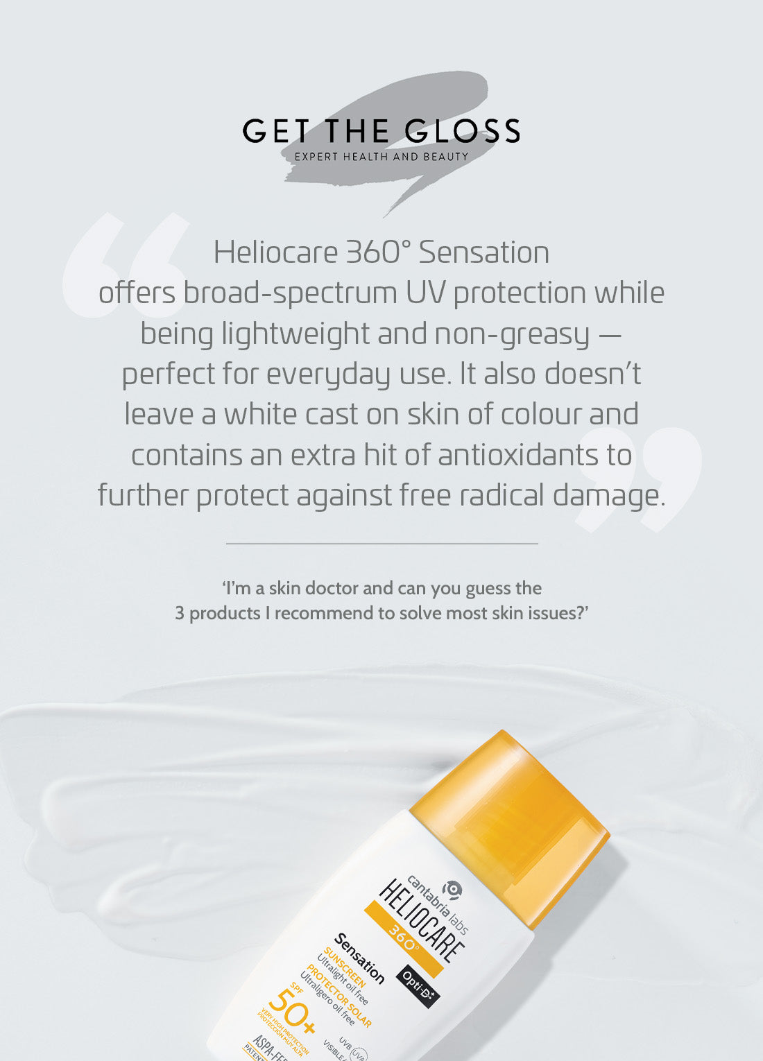 HELIOCARE 360° Sensation SPF50+