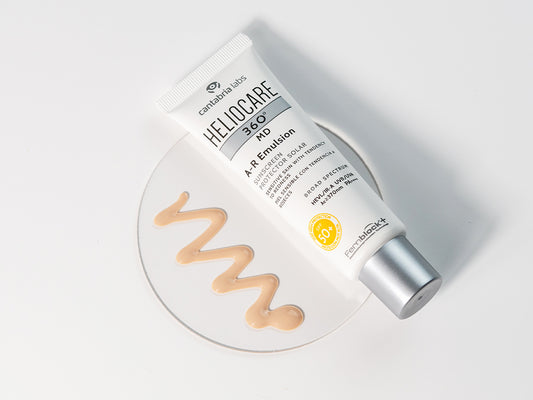 Skin redness and Heliocare 360° A-R Emulsion