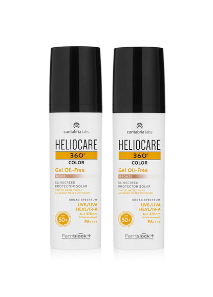 HELIOCARE 360° COLOR Gel Oil-Free COMBI 2-pack