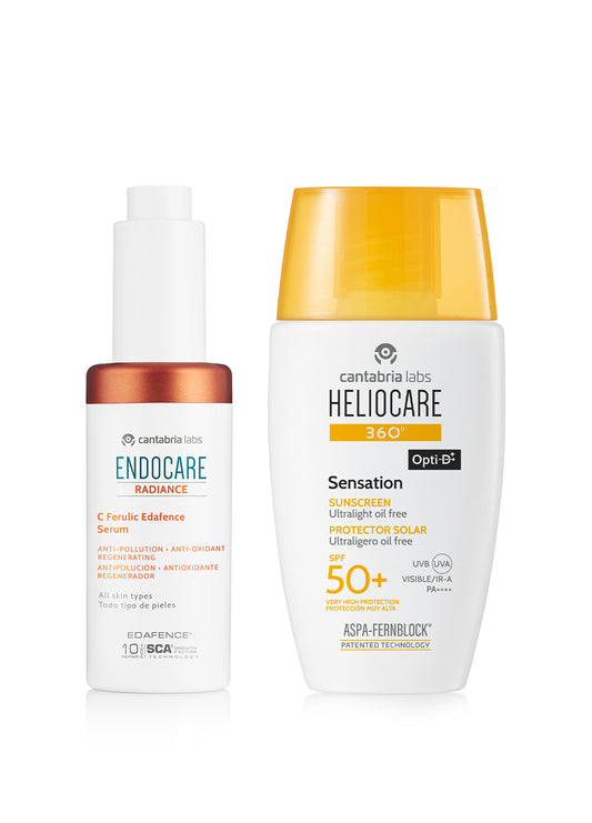 ENDOCARE C Ferulic Serum & HELIOCARE 360° Sunscreen