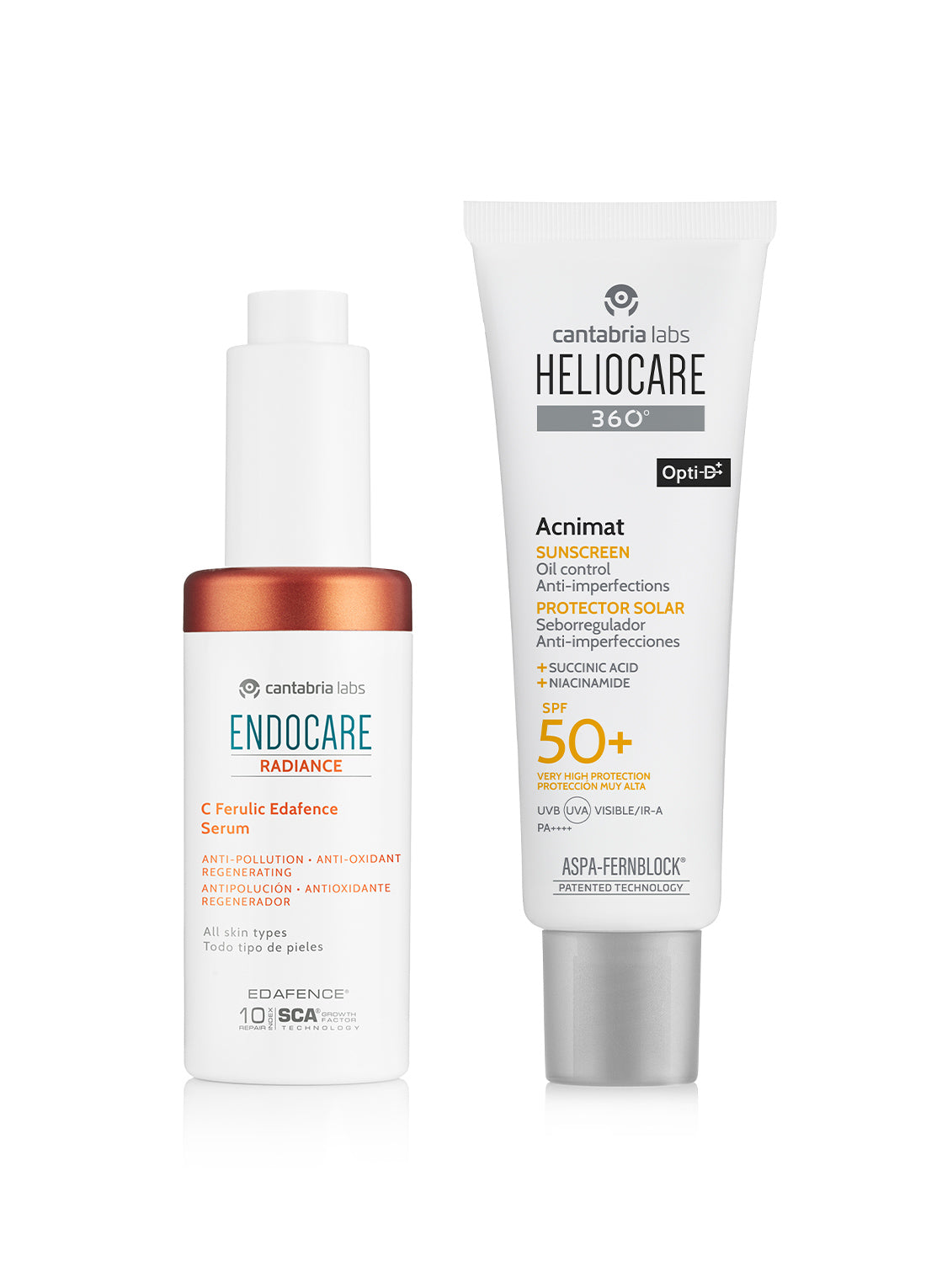ENDOCARE C Ferulic Serum & HELIOCARE 360° Sunscreen