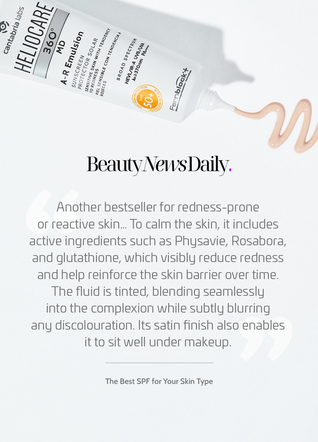 Buy HELIOCARE 360 A-R Emulsion SPF50+ | UK OFFICIAL SITE Cantabria Labs Buy HELIOCARE 360 A-R Emulsion SPF50+ | UK OFFICIAL SITE Cantabria Labs