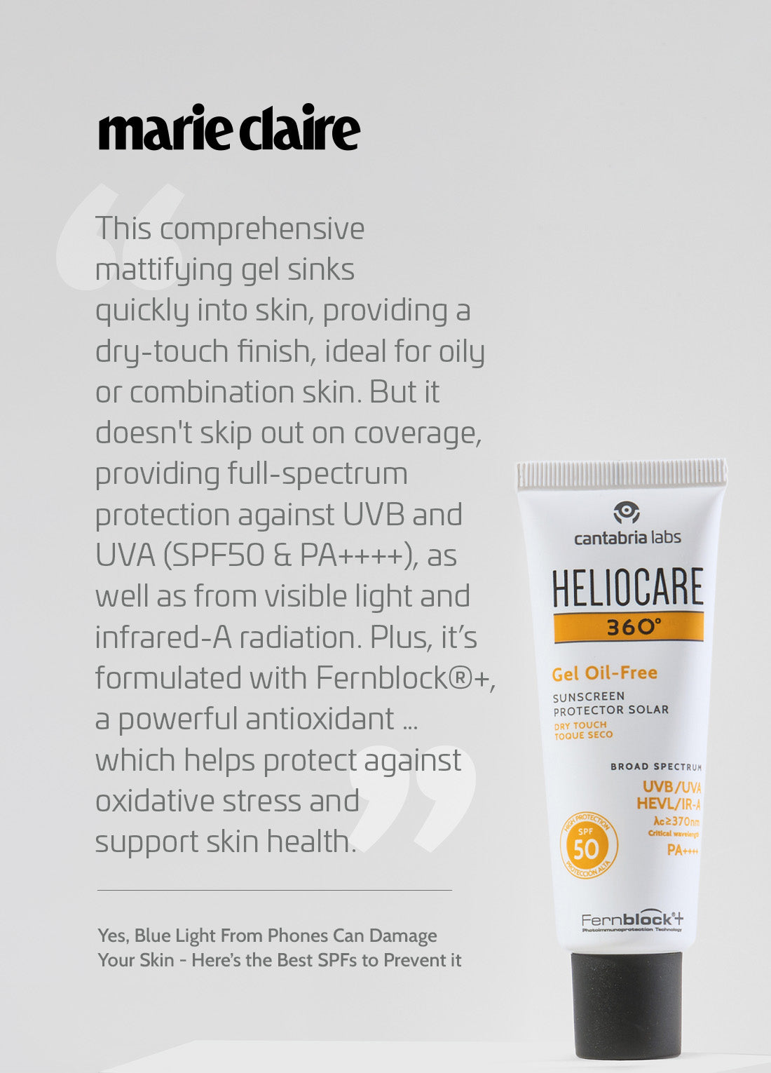 3個 日焼止め　化粧下地　HELIOCARE360°　ミネラルサンスクリーン Buy HELIOCARE 360° Gel Oil-Free SPF50 | UK OFFICIAL SITE
