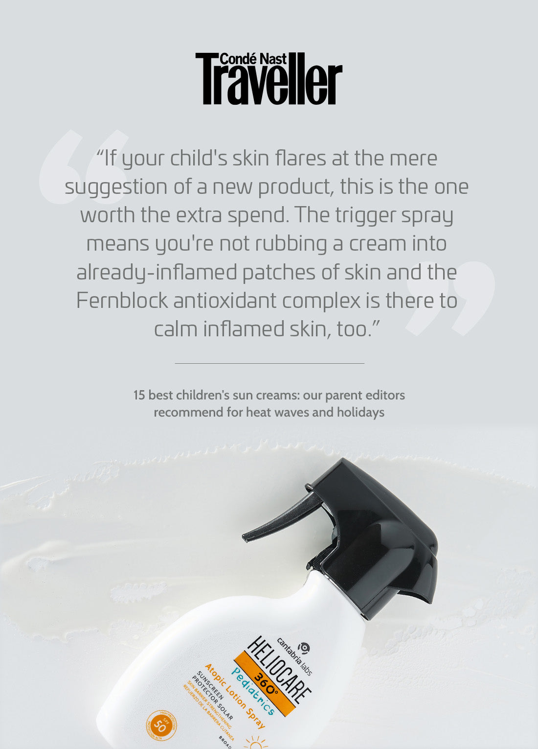 HELIOCARE 360° Pediatrics Atopic Lotion Spray SPF50